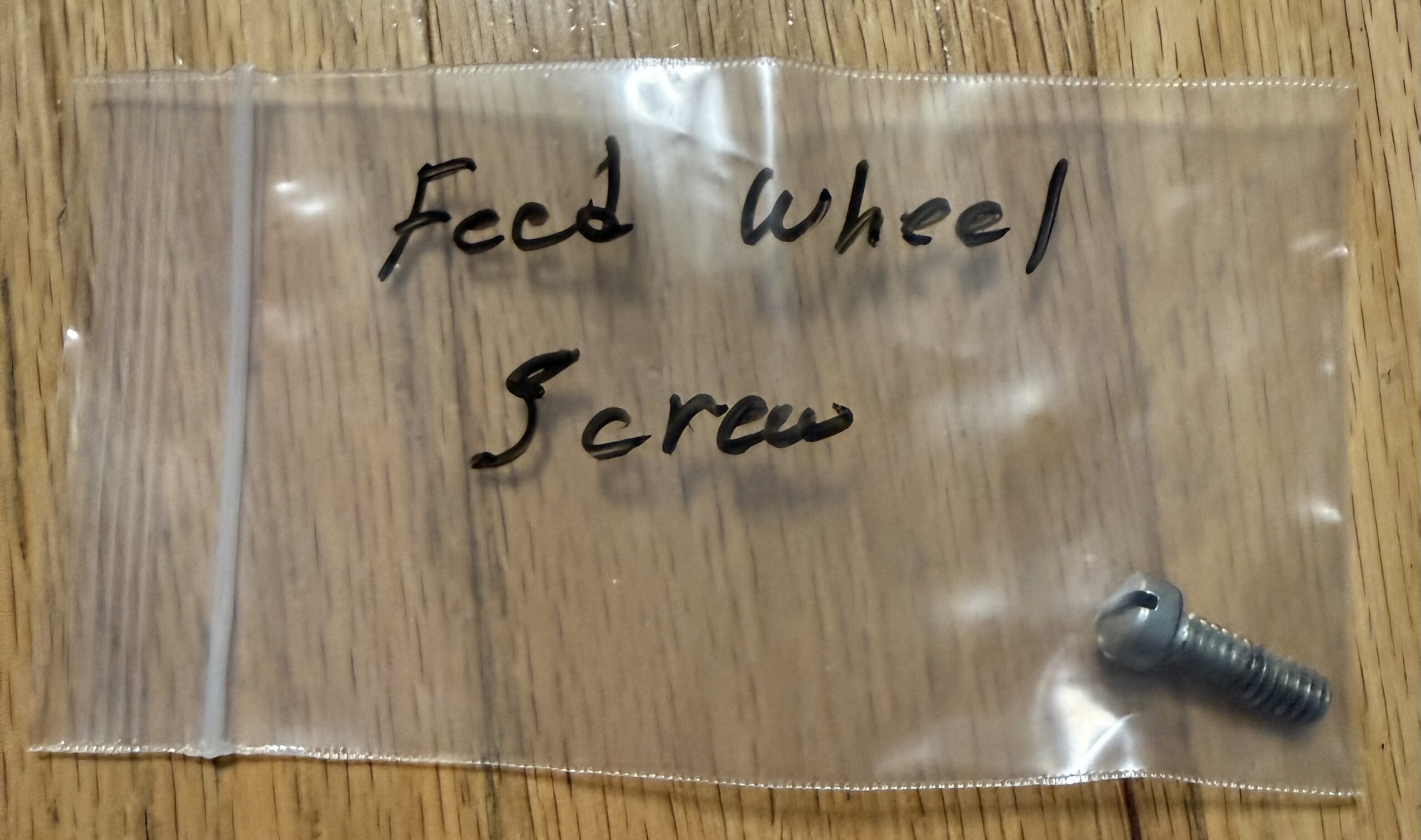 Feed Wheel Screw